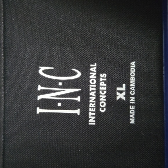 INC International Concepts Faux Leather Hooded Shirt - Picture 3 of 14